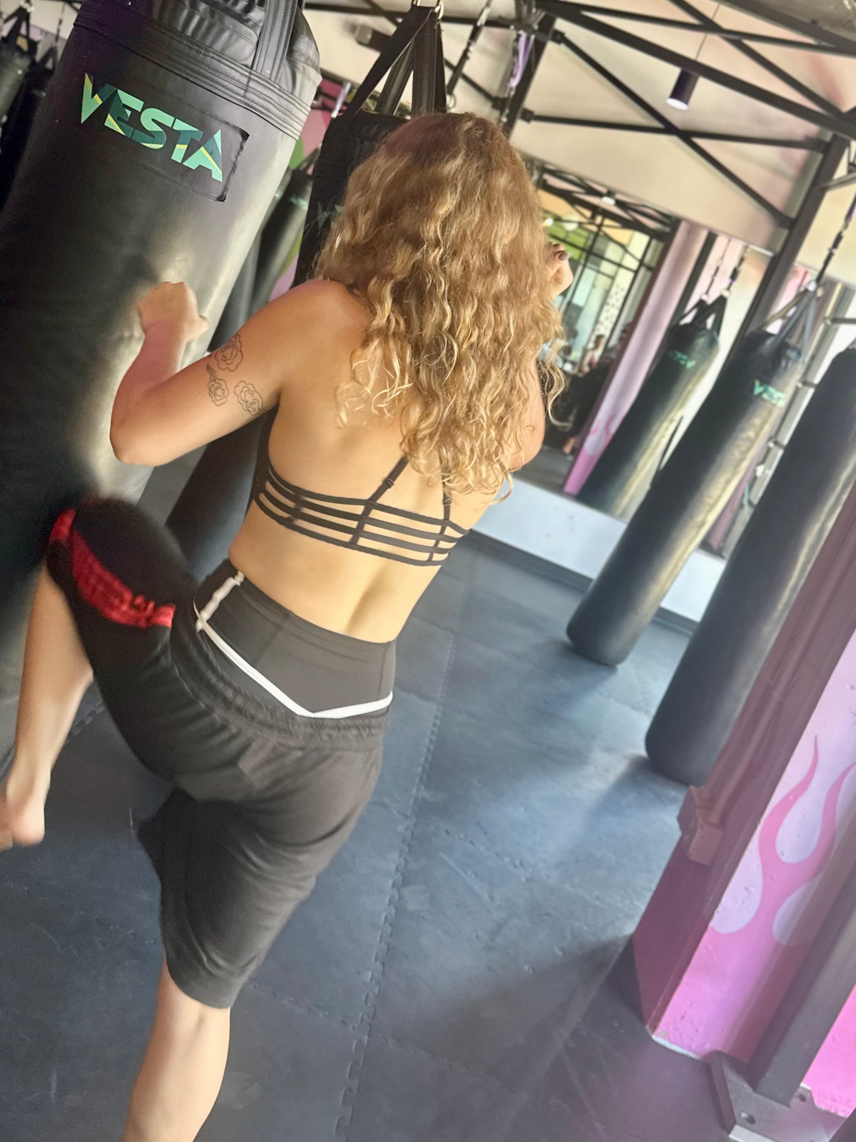 Black/Red Athletic Shorts